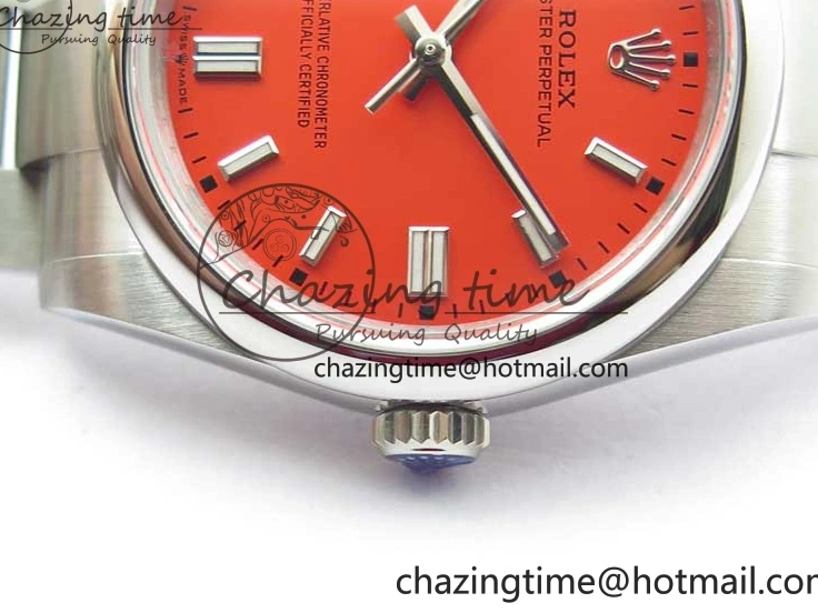0510 Seasonal Oyster Perpetual 36mm 126000 BP Best Edition Red Dial on SS Bracelet 2652
